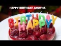 Amutha   Cakes Pasteles - Happy Birthday