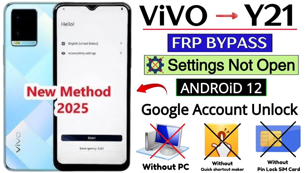 Vivo Y21 Frp Bypass Android 12 New Security 2025 | Vivo Vivo Y21 Frp Bypass Android 12 New Security 2025 | Vivo