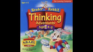 Reader Rabbit Thinking Adventures Ages 4-6