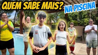 Quem Sabe Mais Na Piscina? Quem Errar Mais Cai Na Piscina Enzo & Nic