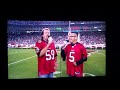 Ken Block and Drew Copeland sing the National Anthem 10/03/2011