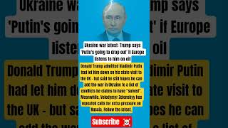 Ukraine War Trump Vs Putin, Zelenskyys Pressure