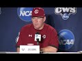 RAY TANNER AFTER 2-1 LOSS TO ARKANSAS IN OMAHA
