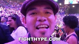 NONITO DONAIRE REACTS TO PACQUIAO DROPPING AND BEATING THURMAN: "AMAZING FIGHT"