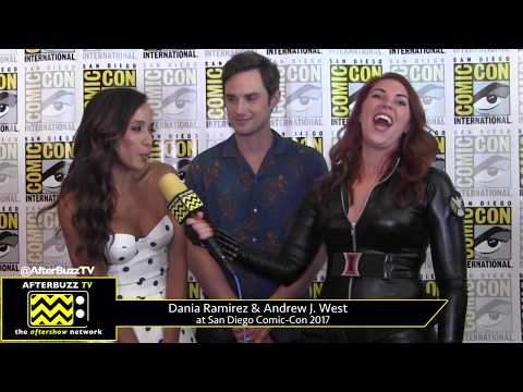 Dania Ramirez & Andrew J. West (Once Upon a Time) at San Diego Comic-Con 2017