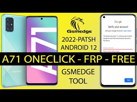 FRP Bypass Samsung Galaxy A71 Android 12 Remove Google FRP Bypass Samsung Galaxy A71 Android 12 Remove Google