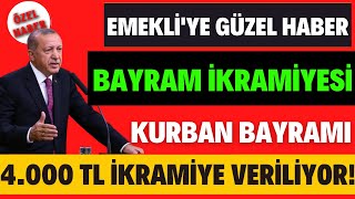 Emekli̇ Kurban Bayrami İkrami̇yeleri̇ne Zam Geldi̇ 4 Bi̇n Tl Veri̇li̇yor Ne Zaman Yatacak