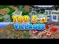 TOP 5 SECRET VILLAGE SEEDS in Minecraft! (Pocket Edition, Xbox, PC, Switch)