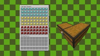 Triple Chest in Minecraft Survival Vanilla Triple Chest in Minecraft Survival Vanilla