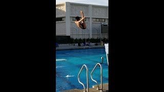 New beginnings-Diving in after gymnastics