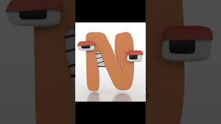 Alphabet Lore 3D - N