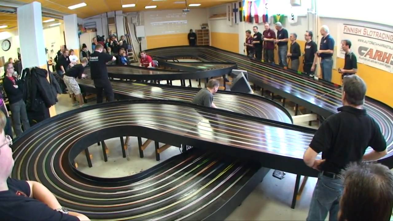 Slot car racing European Championship Finals, Helsinki - YouTube