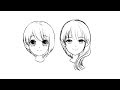 HƯỚNG DẪN VẼ ANIME/MANGA P1 - VẼ KHUÔN MẶT (NHÌN THẲNG) - ANIME/ MANGA DRAWING TUTORIALS - FACE