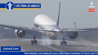 RARE Overhead Arrivals at LAX!