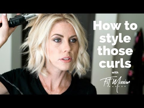 How I style my short hair| Beach Wave - Hair Tutorial