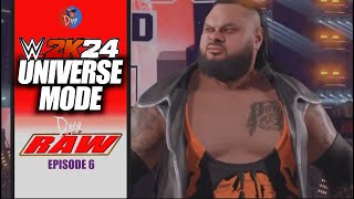Dww Raw Episode 6 Wwe2K24 Universe Mode