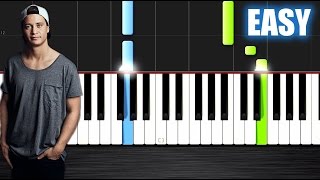 Kygo - Firestone - EASY Piano Tutorial by PlutaX - Synthesia