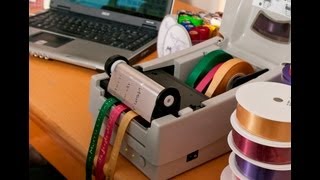 Ribbon printing machine - Easily print multiple ribbons at once