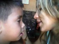 Victor e tia Ana Lúcia