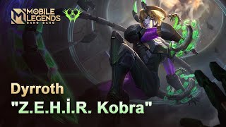 Yeni Kostüm Dyrroth Z.e.h.i̇.r. Kobra Mobile Legends Bang Bang Türkiye