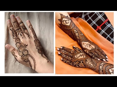 Unique mehndi design