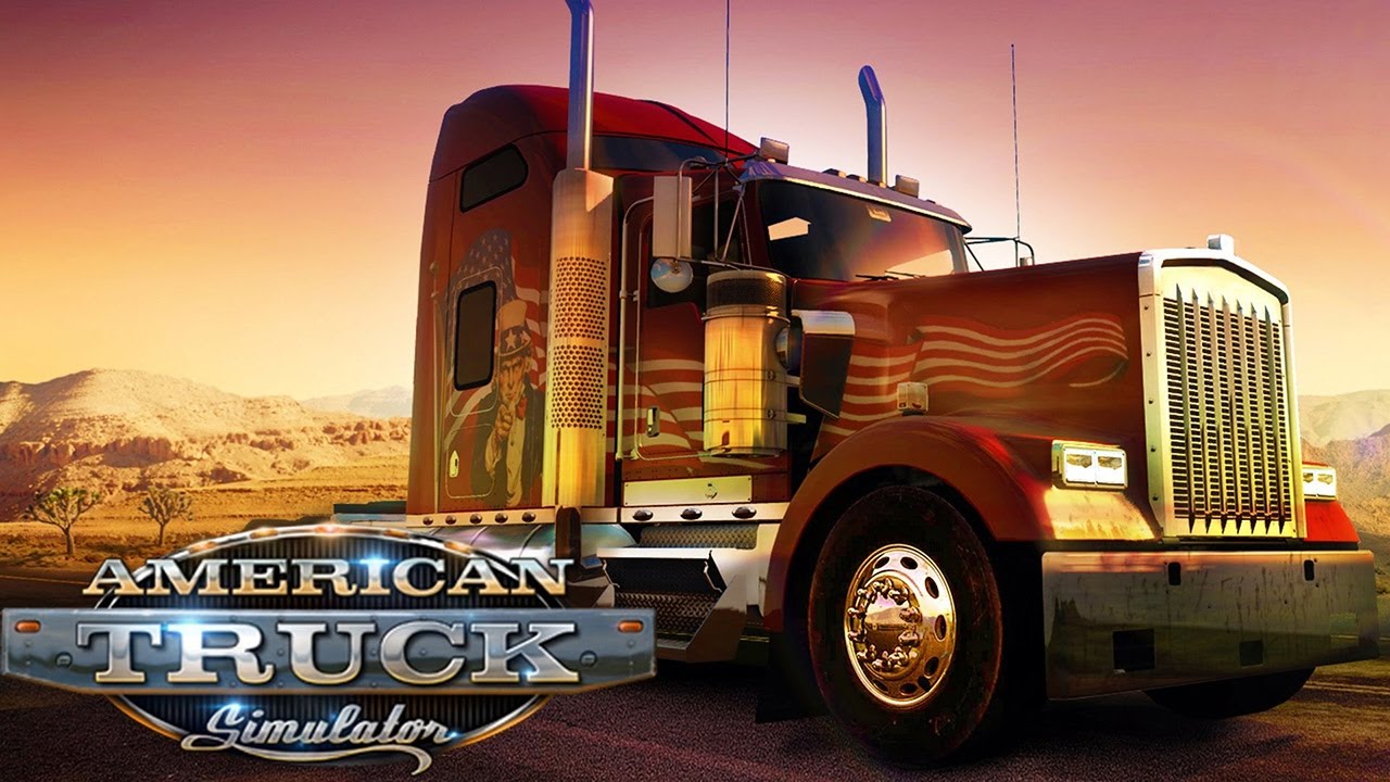 American truck simulator realistic drive compilations