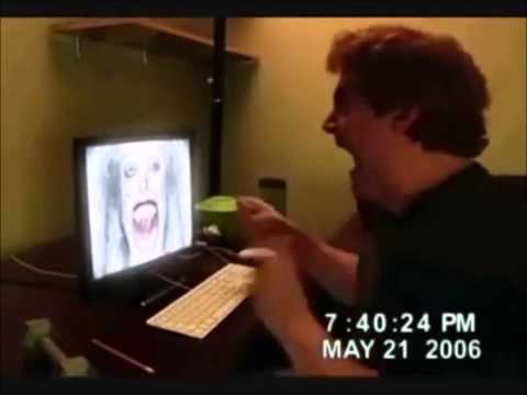 Scary Pc Game Guy Punches The Screen