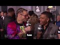 Nelly & Riff Raff on Grammy Red Carpet - Grammy Awards 2013