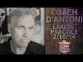 Lakers Practice: Coach D'Antoni Thinks Kobe and Pau Could Return After All-Star Break