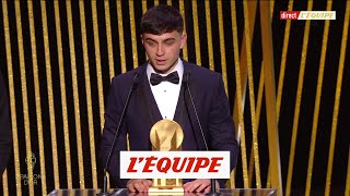 Pedri, la pépite du Barça, vainqueur - Foot - Trophée Kopa
