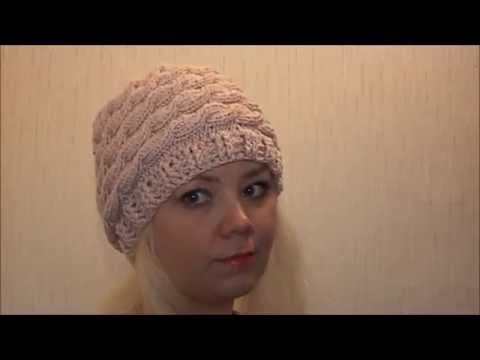 Видео вяжем женскую шапку Видео вяжем женскую шапку