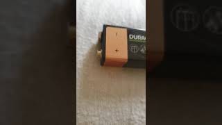 Showing My New Duracell Rechargeable 170Mah 9V 8.4V Nihn Battery