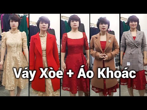 Mix đồ Váy xòe với Áo khoác Vest nữ | Bí quyết Mặc đẹp Thời Trang Thủy