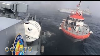 Qara Dənizdə Rusiyanın Hərbi Gəmisi Yük Daşıma Gəmisi Ilə Toqquşub