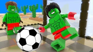 Lego Hulk Football Fail