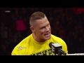 John Cena and The Rock clash during a Legends Q & A session: Raw, March 25, 2013
