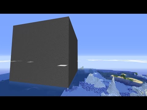 I trapped 200 Minecraft Players inside a Cube of Bedrock
