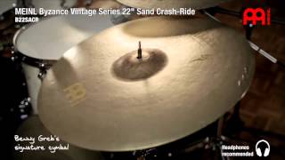 Byzance Vintage Sand Crash-Ride 22"