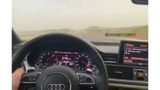 Araba Snapleri̇ Audi̇ A6 320 İle Gi̇derken Lasti̇k Patlarsa Ne Olur???