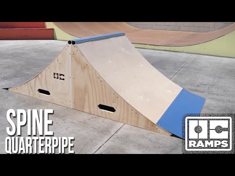 Spine Quarterpipe ramp by OC Ramps