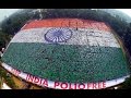 Largest Human Flag formed by 50000 in Chennai . set Guinness record