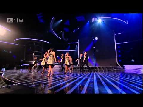 The Cast Of Glee - Don't Stop Believing - X Factor Semi Final (FULL HD) thumb