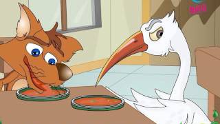 The Fox And The Crane - Animated Moral Stories For Kids