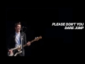 lyrics dallon weekes please dont jump its christmas