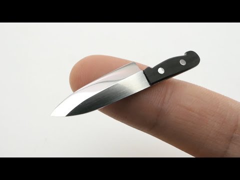 ドリルの刃から作られたミニチュア包丁のASMR (07月31日 20:00 / 6 users)