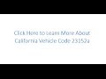 California Vehicle Code 23152a - Driving Under the Influence Explained