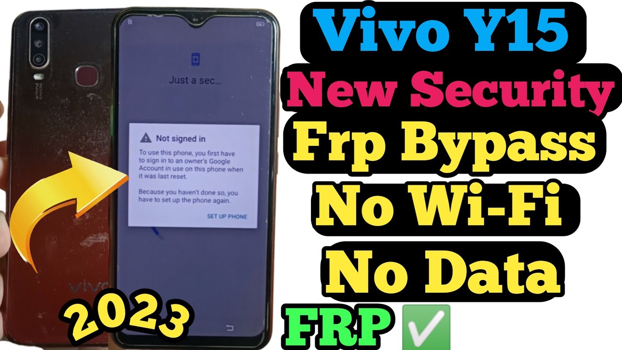 vivo y15 frp bypass new security 2023 vivo y15 frp bypass new security 2023