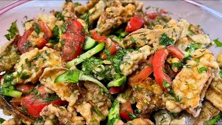 Хит Салата Сезона Baqlajonli Hamyonbob Lekin Shoxona Yozgi Mazzali Salat