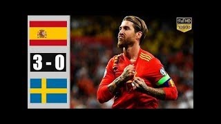 İspanya İsveç 3-0 Maç Özeti̇ 10.06.2019