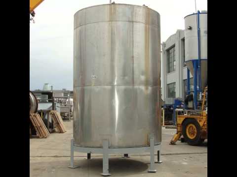 2057 gallon vertical stainless steel tank